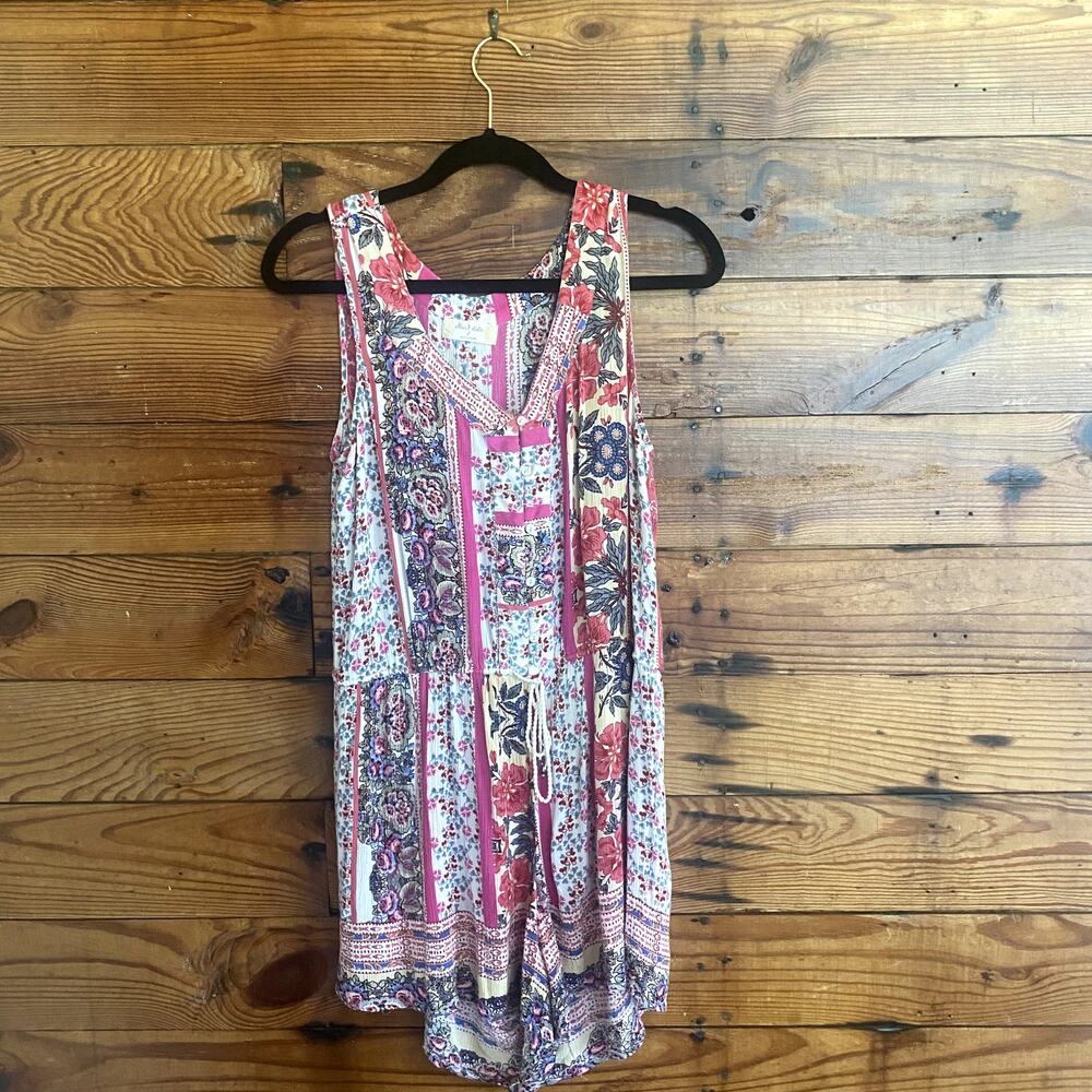 Altar'd State floral boho romper size Large
